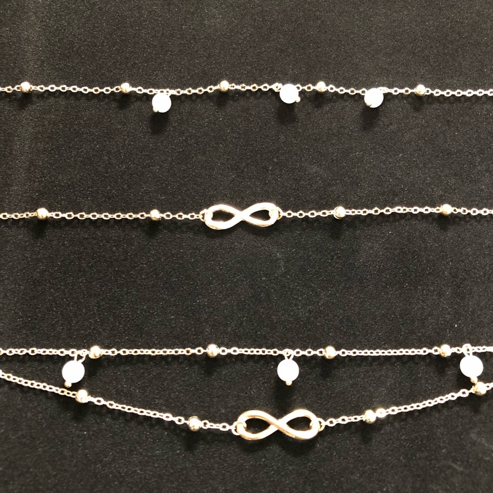 Gold-Tone Infinity & Charm Bracelet Trio - Women Accessories - Picture 3 of 7